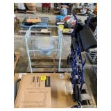 WALKER, COMMODE, SAFETY RAILS, WALKER IN BOX?