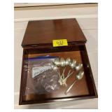 EMBASSY MAGIC LILY SPOONS IN CASE