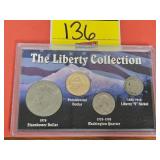 THE LIBERTY COLLECTION...1976 EISENHOWER DOLLAR,