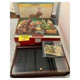 IN BLOOM RESIN DOG, CHRISTMAS NATIVITY, KNIFE