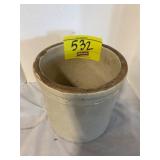 MACOMB ILLINOIS STONEWARE CROCK