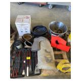 TURKEY FRYING POT, BBQ TOOL SET, CAST IRON POTS,