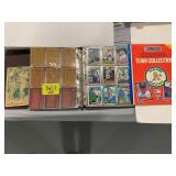 BINDER FULL OF VINTAGE BASEBALL CARDS 1960'S