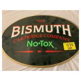 BISMUTH CARTRIDGE METAL SIGN