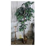 WOOD CANE, ARTIFICIAL TREE, SHOWER CHAIR