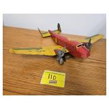 VINTAGE METAL US MAIL AIRPLANE