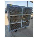 3-TIER STORAGE CABINET ON WHEELS