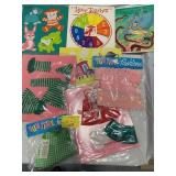 FRAME TRAY PUZZLES, DOLL CLOTHES PACKS