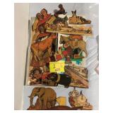 SET OF ANTIQUE POST TOASTIES DIECUT FIGURES