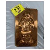COPPER SANTA MOLD