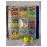 BINDER OF POKEMON CARDS OF ALL KINDS - INCLUDING