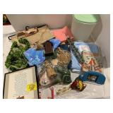 TWIN SHEET SETS, PEZ DISPENSERS, ARTIFICIAL