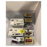 2 GMC FIRST GEAR TRUCKS, GROUP OF BUSES & TRUCKS