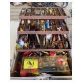 TACKLE BOX FULL OF FISHING TACKLE
