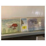 AIRPLANE UNFRAMED PRINT SET