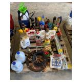 PALLET OF GARDEN SUPPLIES & WEED KILLER