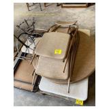 LIFETIME TABLE, CARD TABLES, FOLDING CHAIRS,