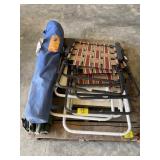 PALLET OF FOLDING CHAIRS OF ALL KINDS