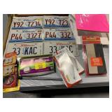 LICENSE PLATE PAIRS, OFFICE SUPPLIES, PAPER REAMS