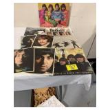 GROUP OF BEATLES POSTERS & CALENDARS, WOODEN