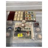 BINDER OF VINTAGE BASEBALL STICKERS, MARK MCGWIRE