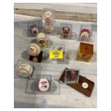 GROUP OF NOVELTY & WORLD SERIES BASEBALLS, JOE
