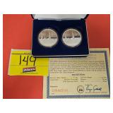 2006 FREEDOM TOWER SILVER COIN SET WITH