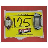 'LEE' BRAND VINTAGE 17 JEWELS WATCH FACE STAMPED