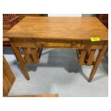 42' LONG ANTIQUE WOODEN DESK