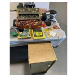 NIGHT DRIVE GLASSES, COPPER FITTINGS, HARDWARE OF