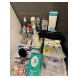 GROUP OF BATHROOM & FIRST AID SUPPLIES
