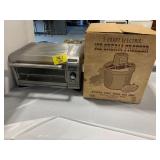 ICE CREAM FREEZER IN BOX, TOASTER OVEN