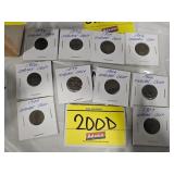 (10) INDIAN HEAD PENNIES