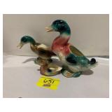 DUCK FAMILY PLANTER & FIGURE SET