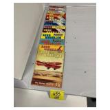 ROW OF VINTAGE AERO MODELLER MAGAZINES