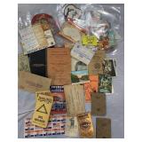 GROUP OF ANTIQUE VALENTINE'S & EPHEMERA OF ALL