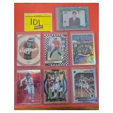 TOP LOADED FOOTBALL AND BASKETBALL CARDS. YOUNG