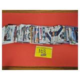 APPROX (100) FOOTBALL CARDS. YOUNG ENTREPRENEUR