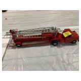TFD #5 MARKED METAL FIRE TRUCK TOY