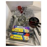 POTS & PANS, HAND MIXER, KITCHEN NECESSITIES OF