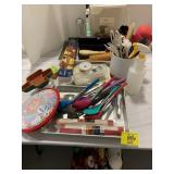 RIBBON UNDER TABLE, KITCHEN UTENCILS, WOOD