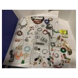 GROUP OF COSTUME JEWELRY OF ALL KINDS