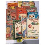 GROUP OF ANTIQUE CHILDREN'S BOOKS OF ALL KINDS