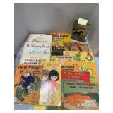 GROUP OF ANTIQUE CHILDREN'S BOOKS OF ALL KINDS