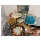 FLOWER BASKETS, SERVING TRAYS, BUG ZAPPER, SNACK