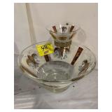 MID CENTURY CHIP & DIP SET