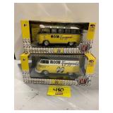 2 M2 DIECAST VW BUSES