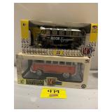 2 M2 DIECAST VW BUSES