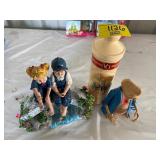 ET FIGURE, SEAGRAMS PLASTIC BOTTLE, PAINTED