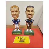 (2) FOOTBALL BOBBLEHEADSï¿½KURT WARNER, PEYTON
